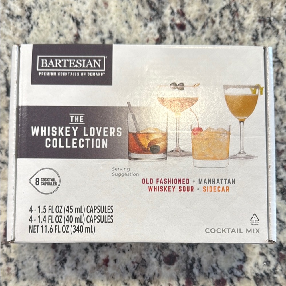 Bartesian Whiskey Lovers Collection Cocktail Mix